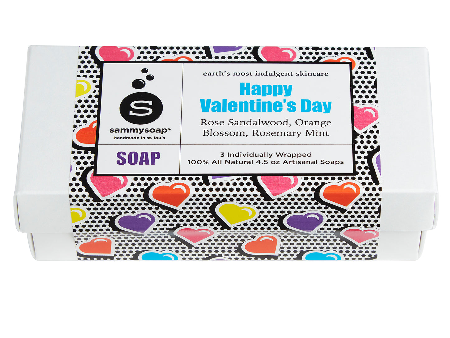 Happy Valentine's Day (sweethearts) Three Pack Gift Box