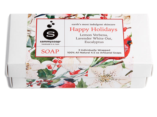 Happy Holidays Three Pack Gift Box