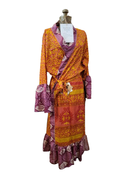 Silk Patchwork Kimono