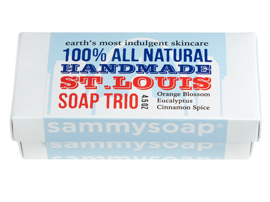 100% All Natural Handmade Soap Three Pack Gift Box