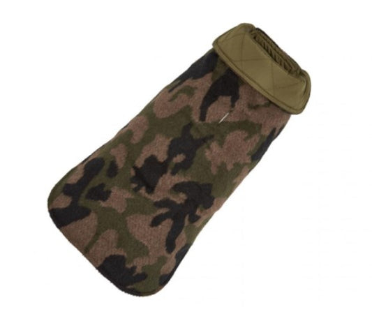 Camo Quilted Dog Coat