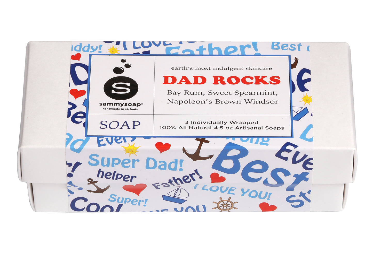 Dad Rocks Three Pack Gift Box