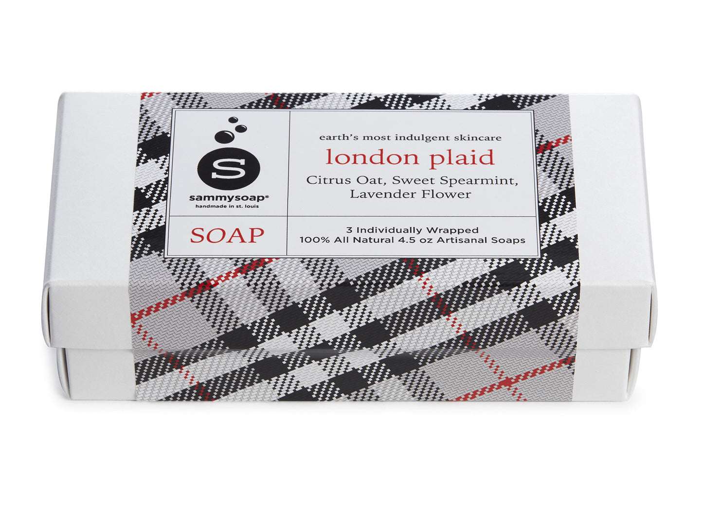 London Plaid Three Pack Gift Box