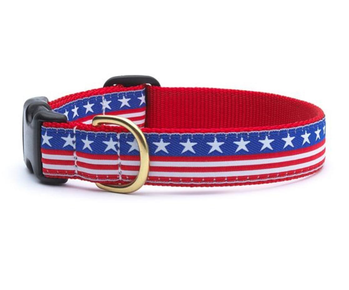 Stars and Stripes Dog Collar