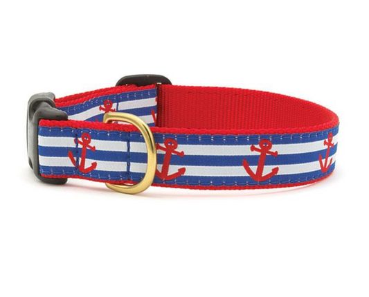Anchors Aweigh Dog Collar