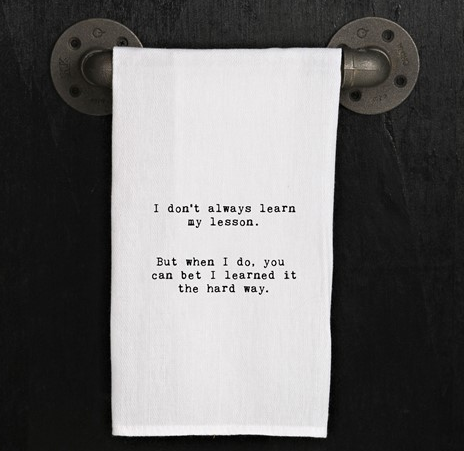 White towels A-L