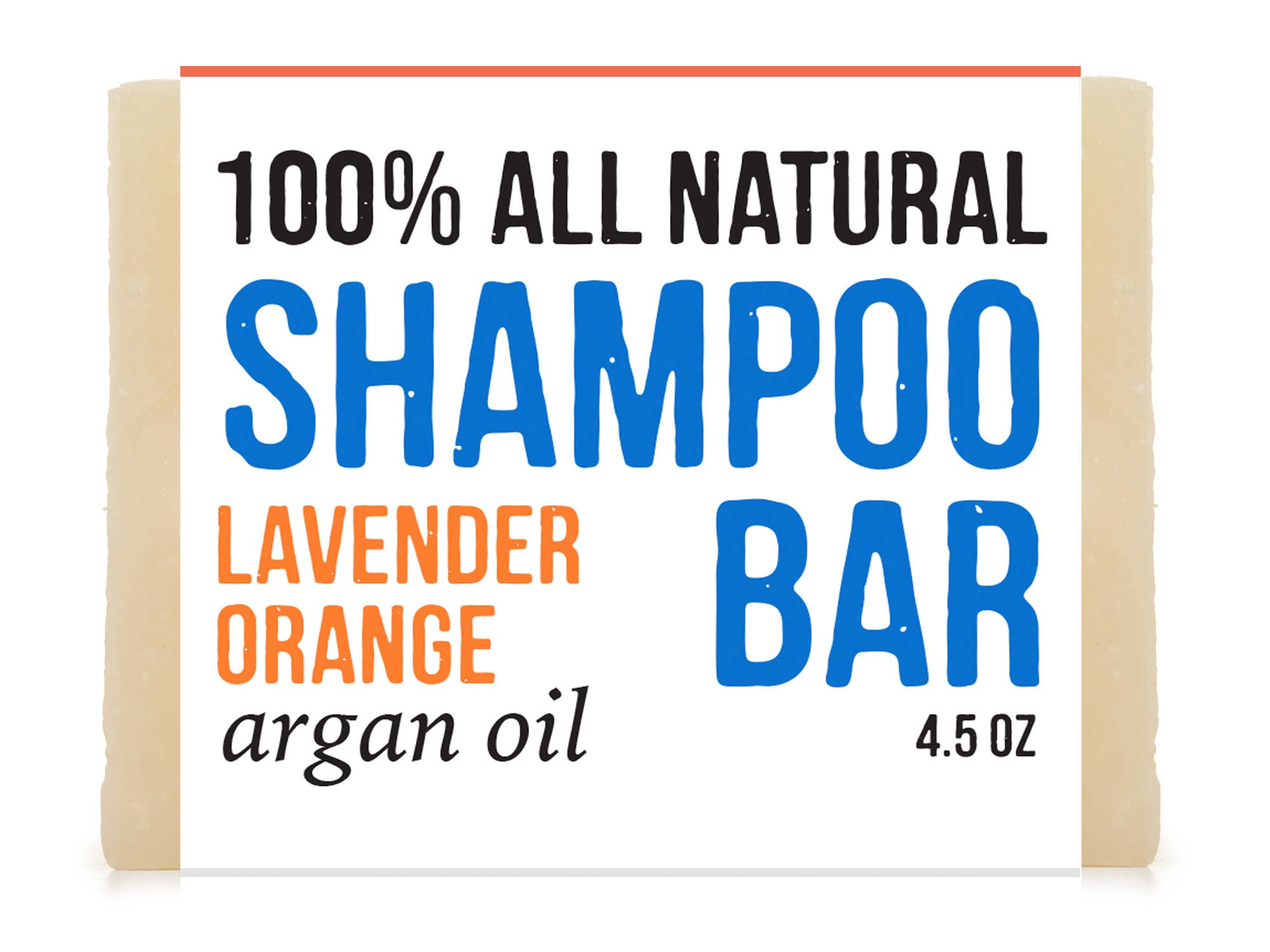 Lavender Orange Shampoo Bar with Argan