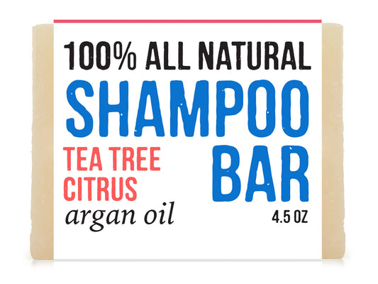 Tea Tree Citrus Shampoo Bar with Argan Oil