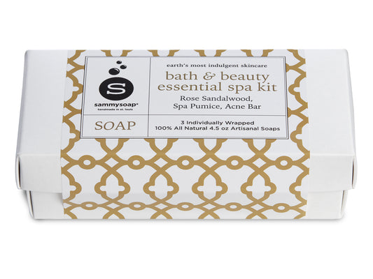Bath & Beauty Essential Spa Kit Three Pack Gift Box