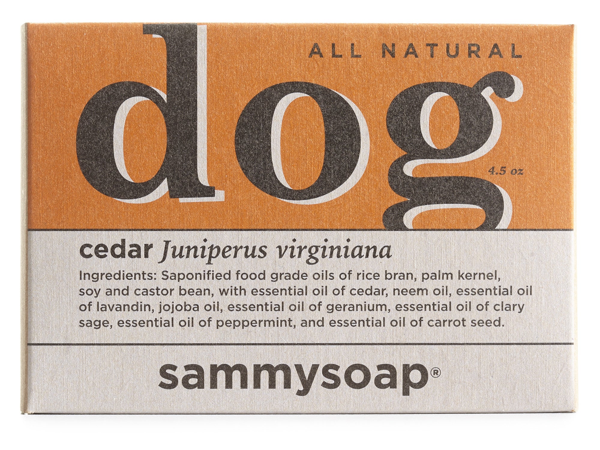 Dog Soap Cedar