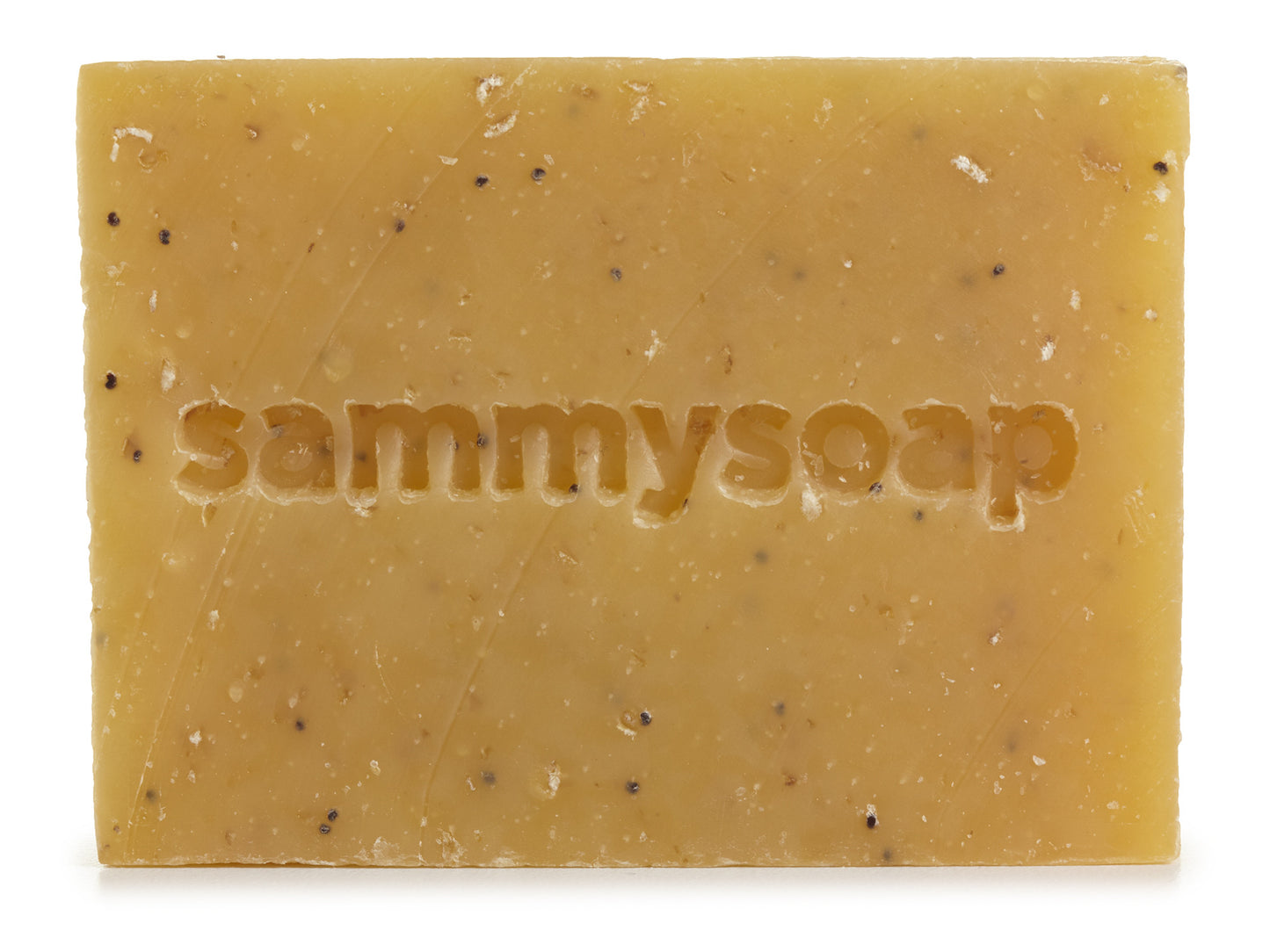 naked or unwrapped orange patchouli bar