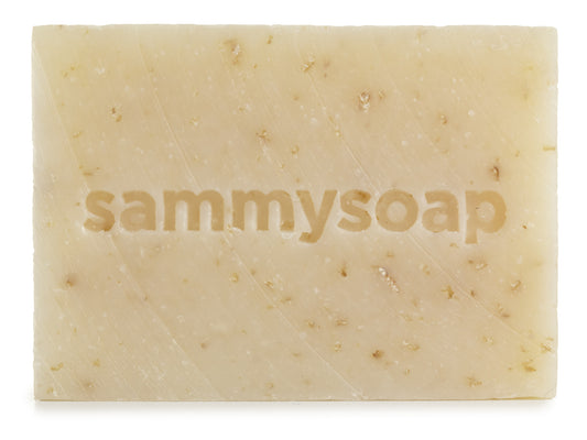 naked or unwrapped white lavender oat bar